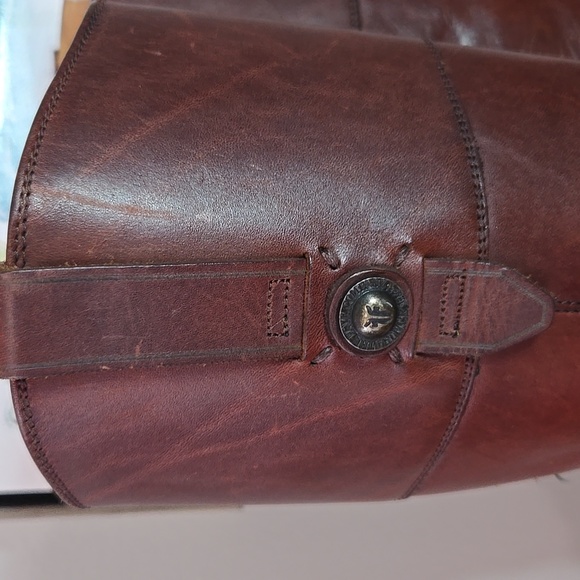 Frye Jayden Size 7B Button Brown Leather Knee High Fall/Winter Tall Ridi… - Picture 2 of 15